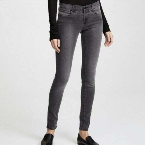 J Brand Super Skinny Mid Rise Jeans Dare Jeans 28 - Picture 2 of 8
